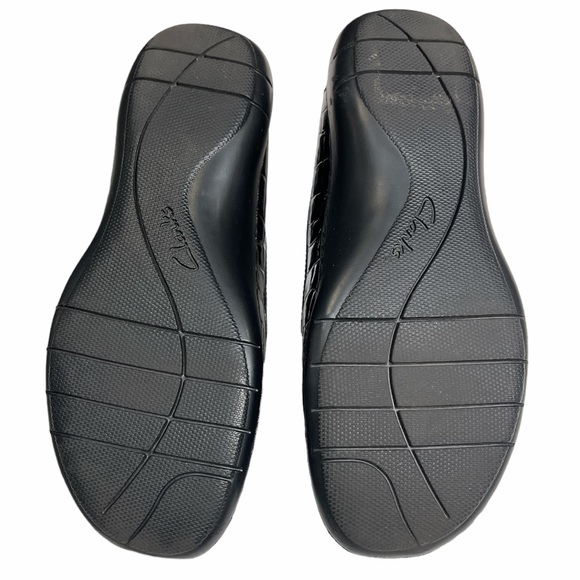 Clarks Collection Leather Slip-on Loafers - Bayou  6M  0488 - Picture 7 of 14